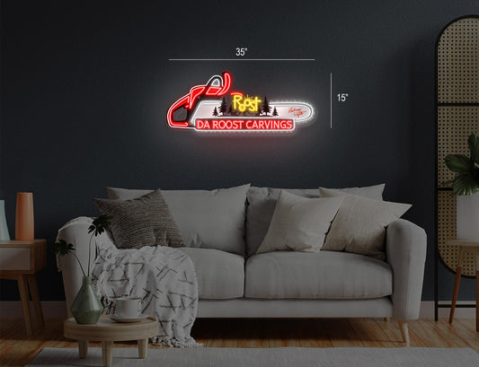DA ROOST CARVINGS | Led Neon Sign