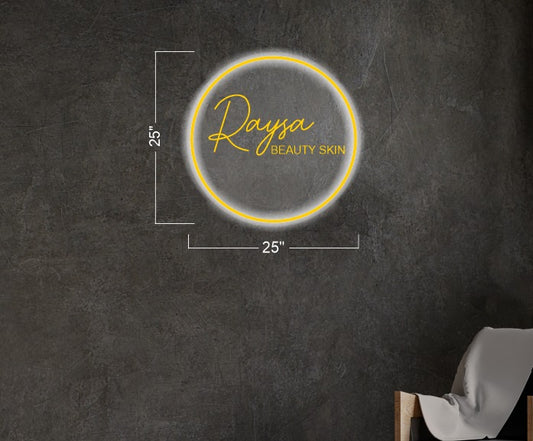 RAYSA Beauty skin | LED Neon Sign