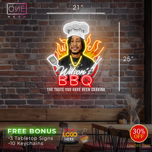 Wilson's BBQ| LED Neon Sign