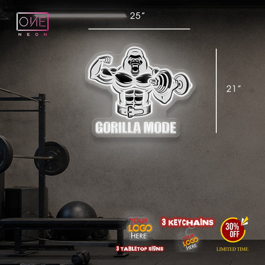 BEAST MODE + GORILA MODE | LED Neon Sign (2 signs)