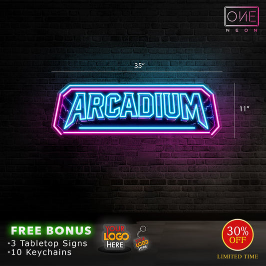 Arcadium & The Bonus Stage | 2 Led Neon Signs