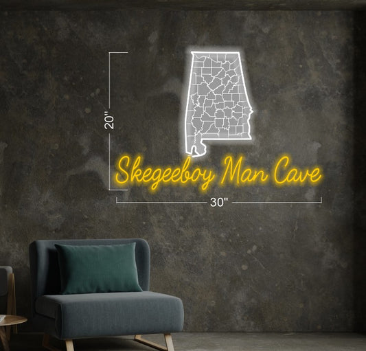 Skegeeboy man cave | LED Neon Sign