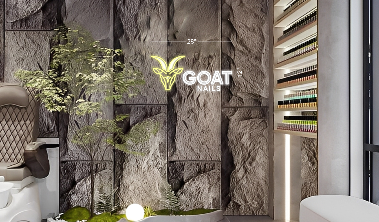 GOAT NAILS | LED Neon Sign