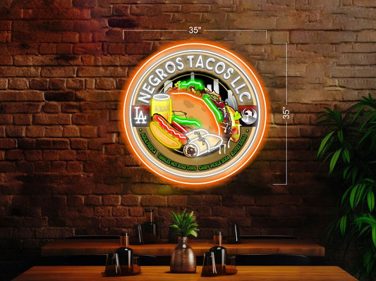 NEGROS TACOS LLC | LED Neon Sign