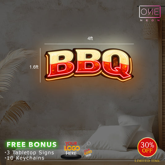 BBQ | LED Neon Sign (2 outdoor use)