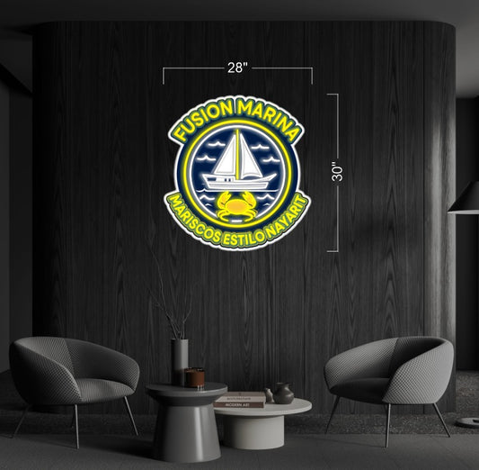 FUSION MARINA | LED Neon Sign