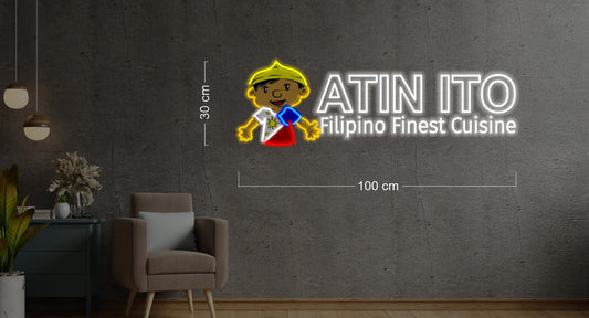ATIN ITO FILIPINO FINEST CUISINE | LED Neon Sign