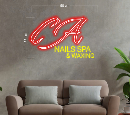CA Nails Spa & Waxing| LED Neon Sign