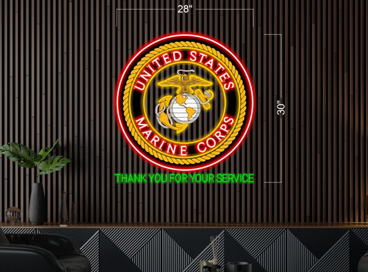 MARINE CORPS | LED Neon Sign