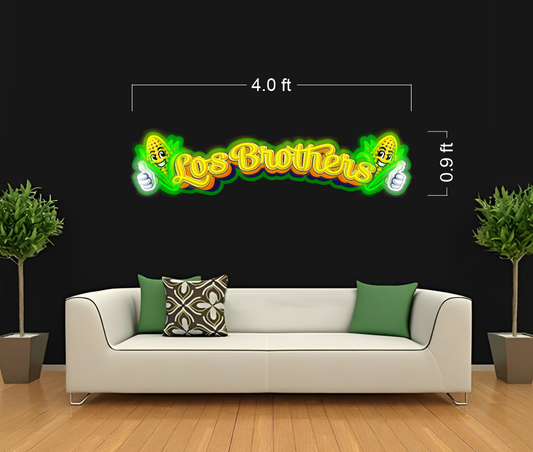 Lost Brothers| LED Neon Sign (outdoor use)