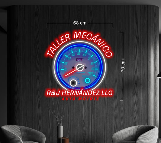 MECHANIC SHOP+ TALLER MEGANICO | LED Neon Sign (2 signs)