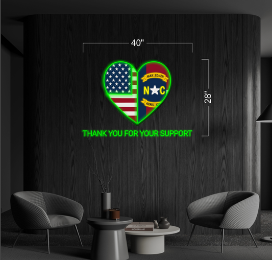 Thank you for your support | LED Neon Sign