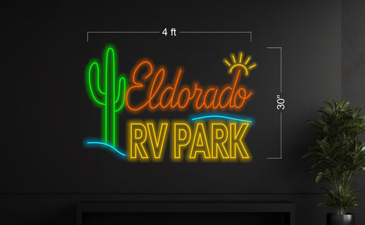 ELDO RADO RV PARK | LED Neon Sign (3 waterproof signs)