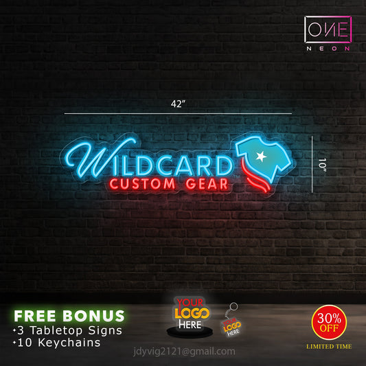 Wildcard custom gear | Led Neon Sign