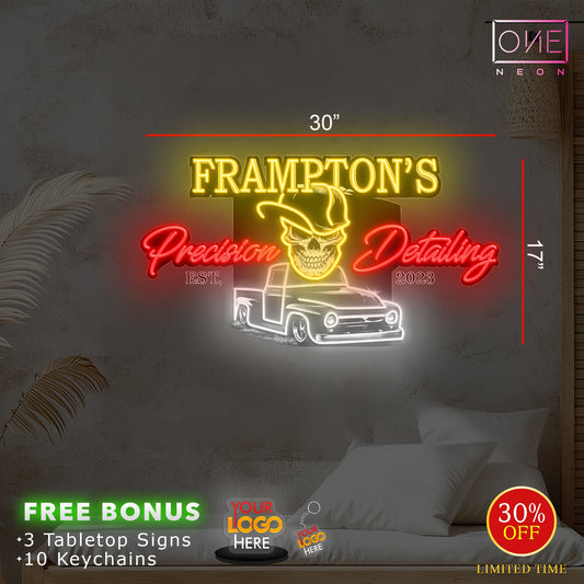 Frampton's Precision Detailing | Led Neon Sign