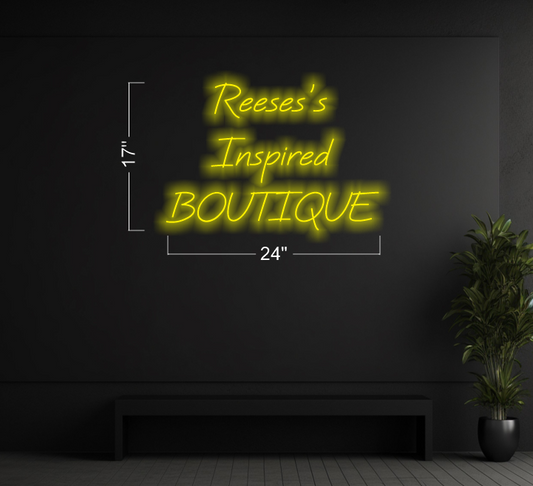 Reeses's Inspired BOUTIQUE | LED Neon Sign