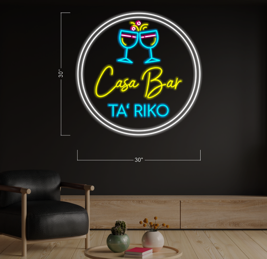 CASA BAR (outside) | LED Neon Sign