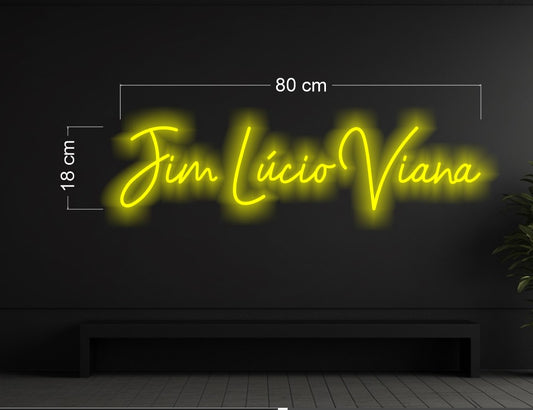 Jim Lúcio Viana | LED Neon Sign