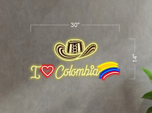 I LOVE COLOMBIA | LED Neon Sign