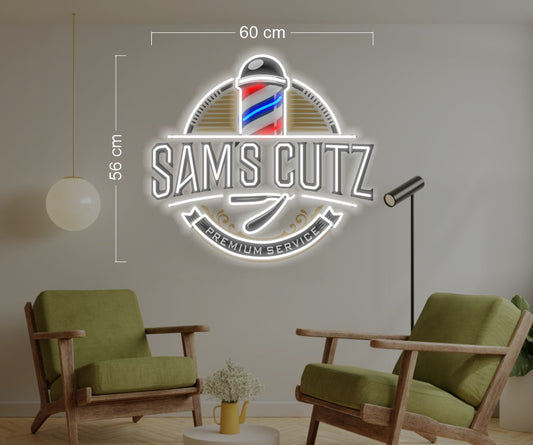 SAMS CUTZ | LED Neon Sign