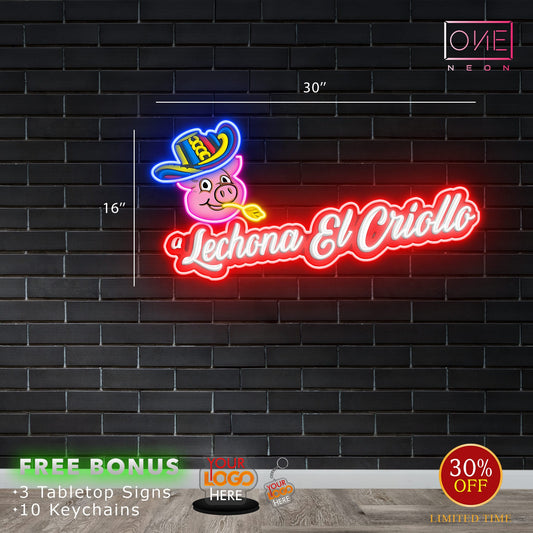 Lechona El Criollo | Led Neon Sign