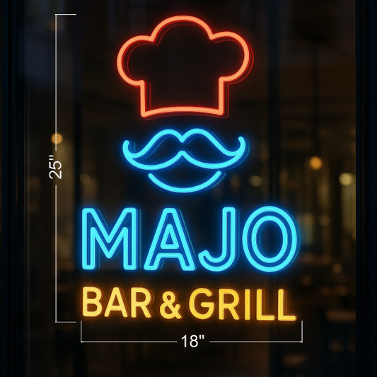 MAJO BAR & GRILL | LED Neon Sign