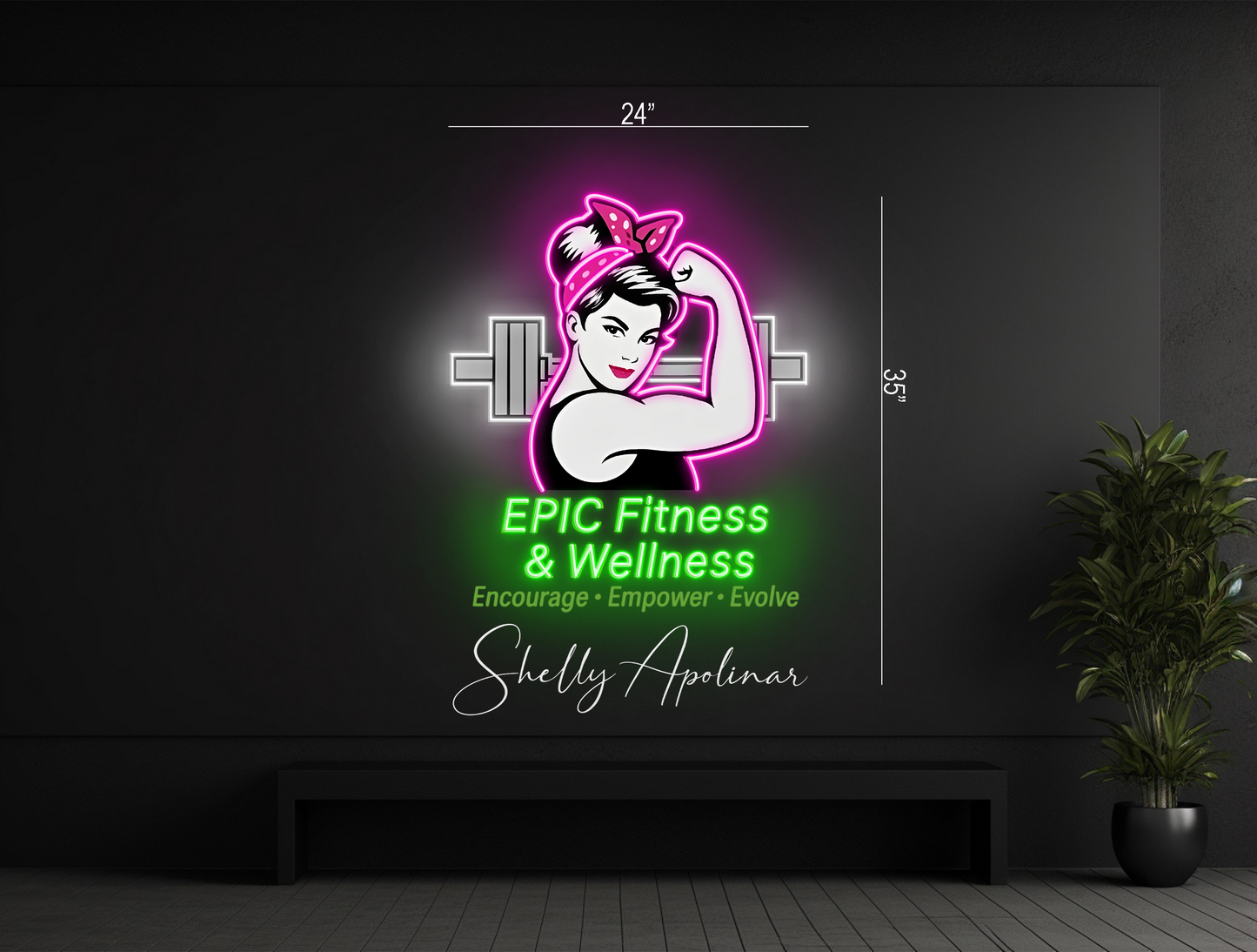 EPIC Fitness & Wellness | LED Neon Sign