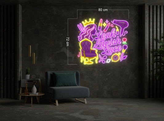 Leah Lavish lace | LED Neon Sign