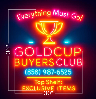 FRIZZLE ZONE & EVERYTHING MUST GO | LED Neon Sign (2 signs)