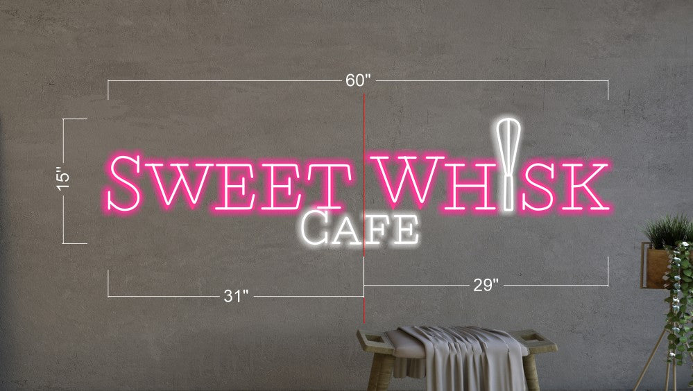 SWEET WHICK CAFE | Led Neon Sign