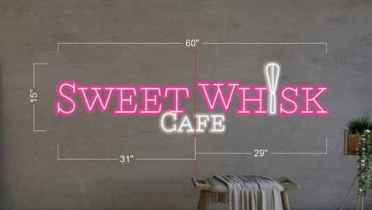 SWEET WHICK CAFE | Led Neon Sign