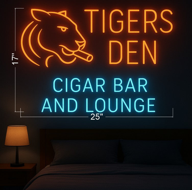 TIGERS DEN | LED Neon Sign
