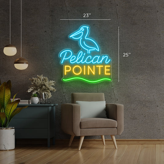 PELICAN POINTE | Led Neon Sign(outdoor use)