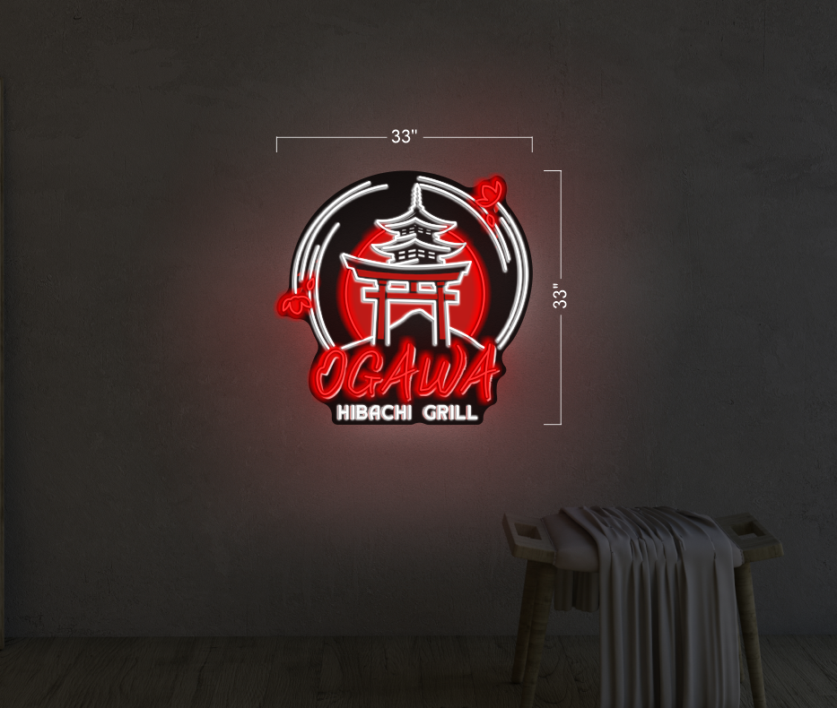 OGAWA HIBACHI GRILL | LED Neon Sign