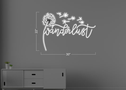 Wanderlust your event space| Led Neon Sign