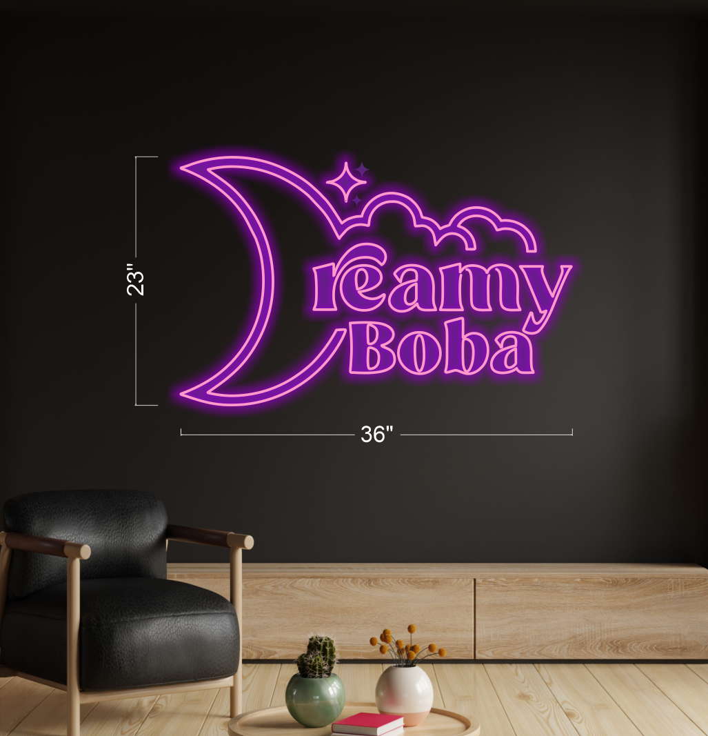 Dream Boba | LED Neon Sign