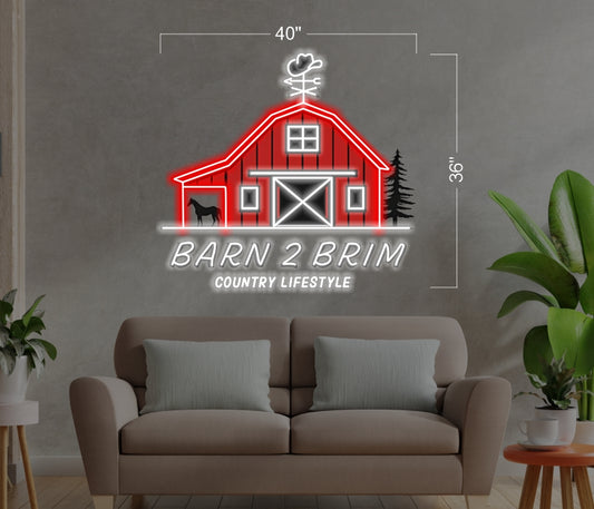 BARN 2 BRIM | Led Neon Sign