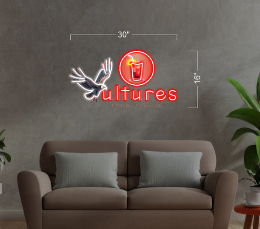 Cultures logo (outdoor sign) | Led Neon Sign