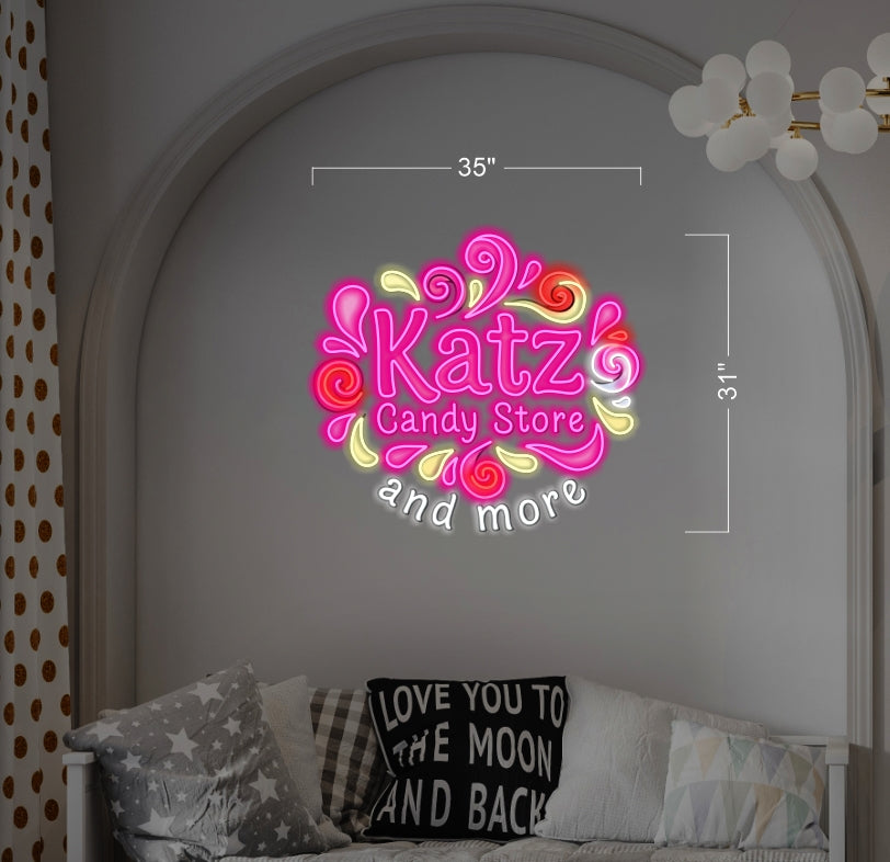 KATZ CANDY STORE AND MORE | LED Neon Sign
