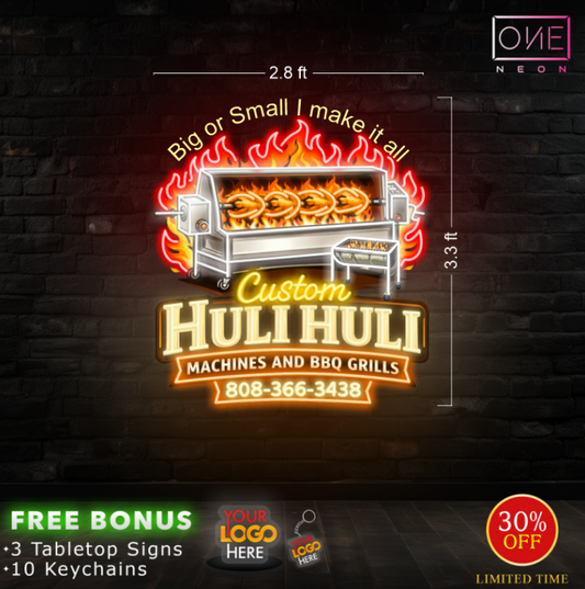 HULI HULI | LED Neon Sign (INDOOR)