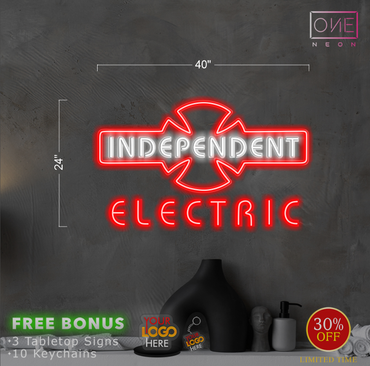 INDEPENDENT ELECTRIC | Led Neon Sign