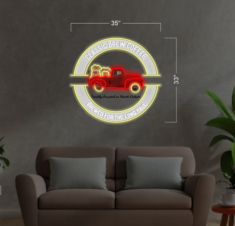 Classic brew coffee | Led Neon Sign