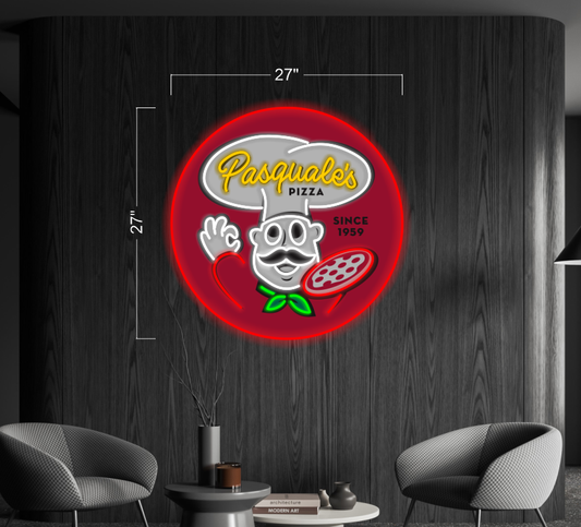 Pasquales's pizza (3 signs) | LED Neon Sign