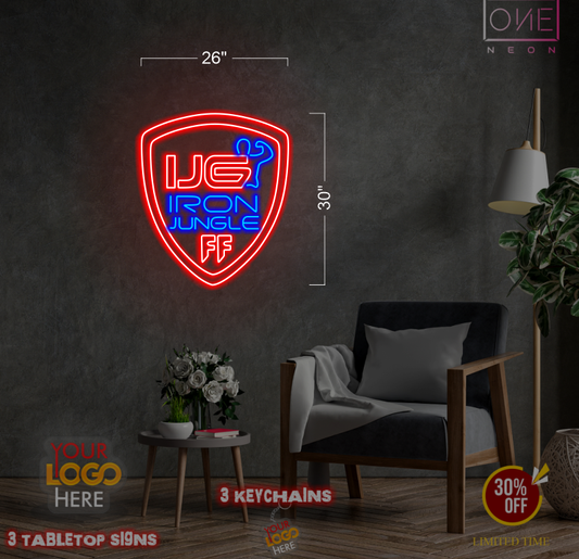 IJG IRON JUNGLE | Led Neon Sign
