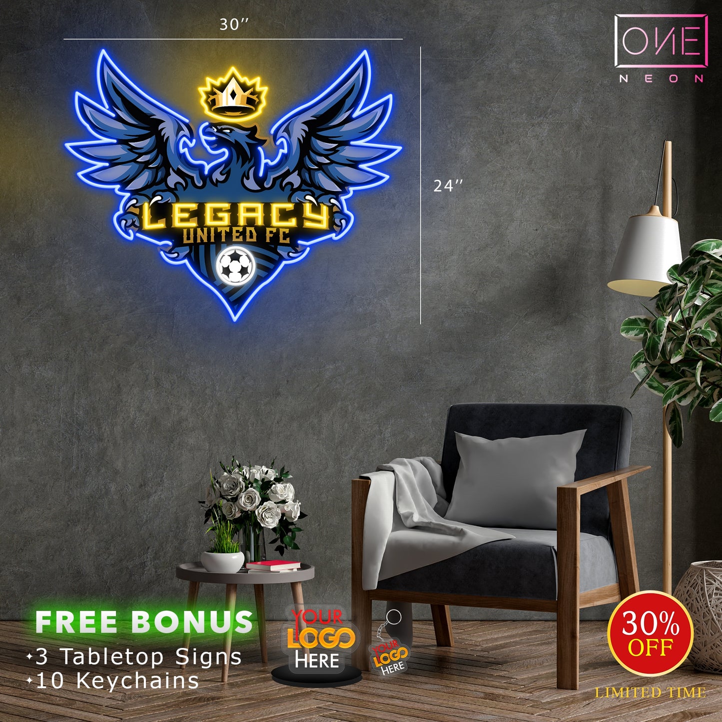 Legacy United FC| Led Neon Sign