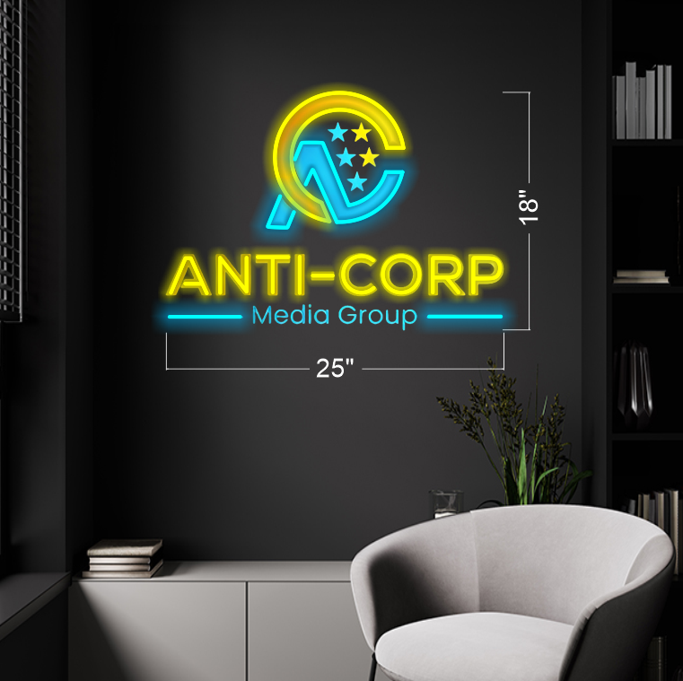 Anti-Corp Media Group | LED Neon Sign