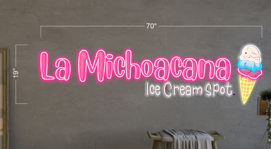 LA MICHOACANA | LED Neon Sign (Waterproof option)