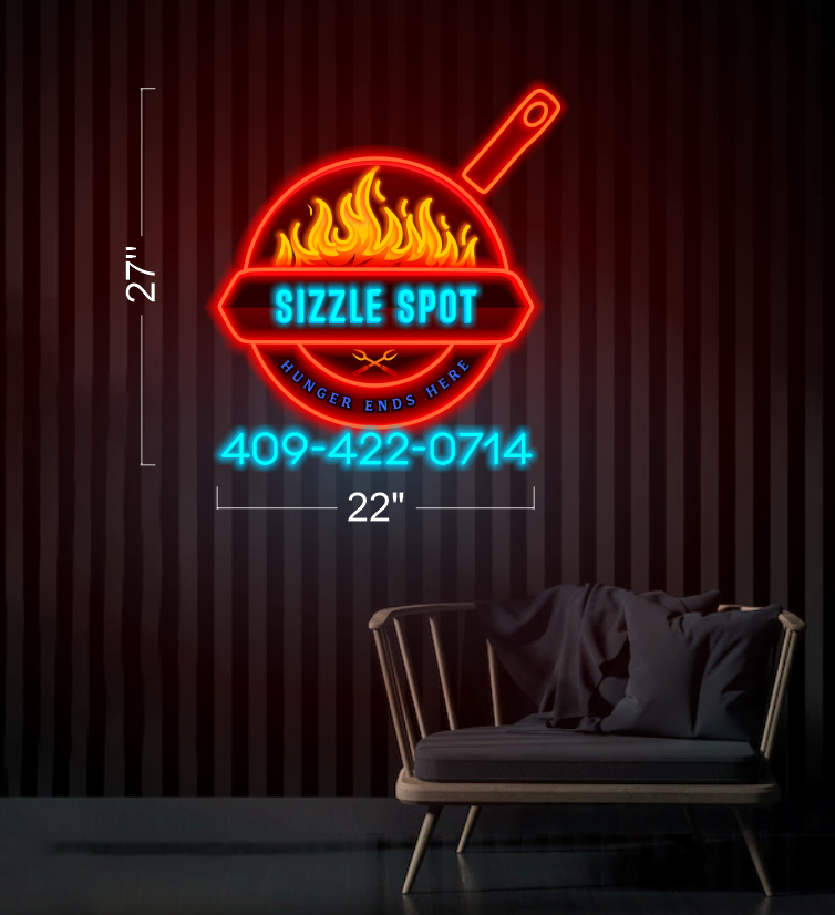 SIZZLE SPOT | LED Neon Sign