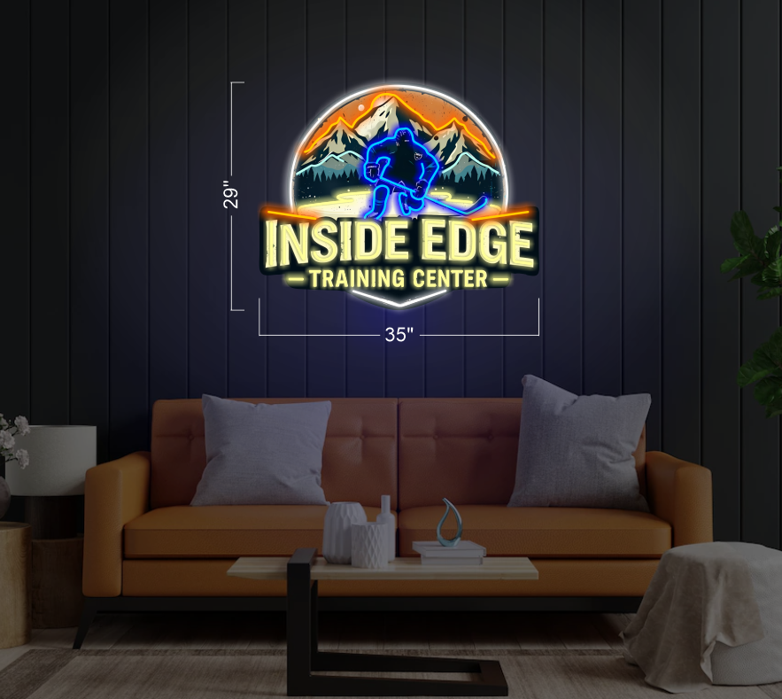 INSIDE EDGE | LED Neon Sign (waterproof option)