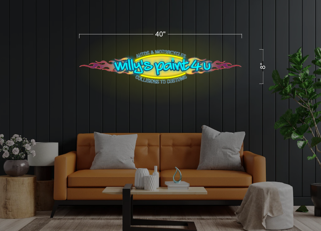 Paint 4u | LED Neon Sign (2 signs)